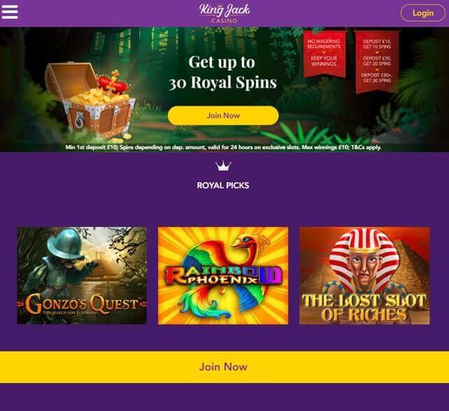 King Jack Casino Review, king jack casino play online.