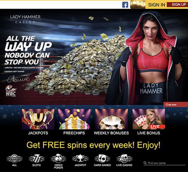 Lady Hammer: GRAB €100 + Extra Spins New Casinos.com