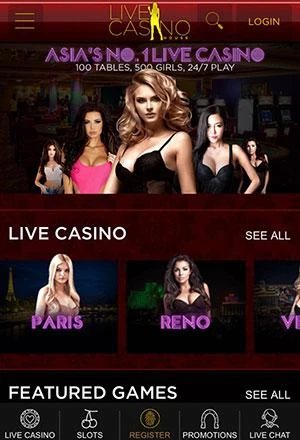 Live Casino House Mobile