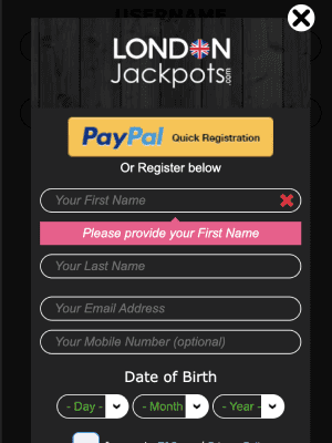 London Jackpots  Mobile 3