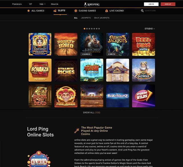 Lord Ping games