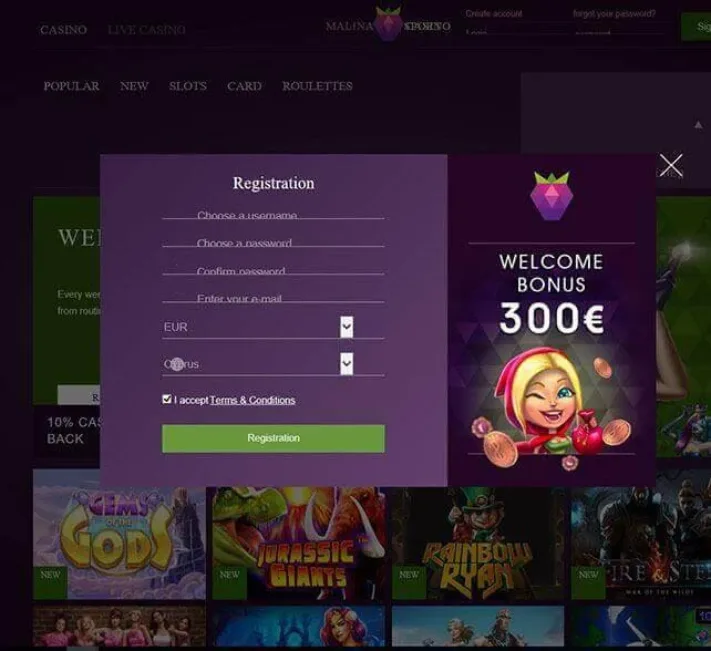 malina casino