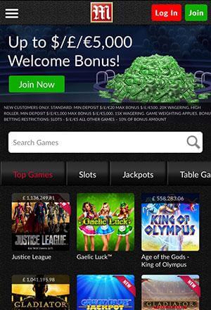 Mansion Casino Home
