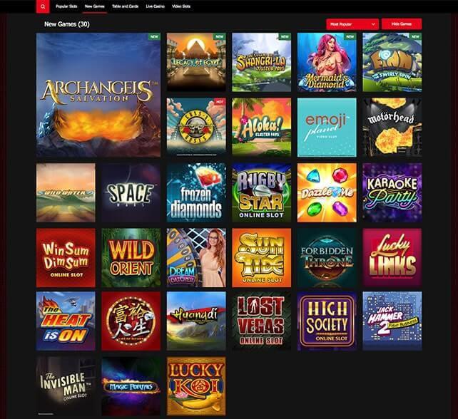 Mansion Bet Casino Games