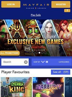 Mayfair Mobile Casino