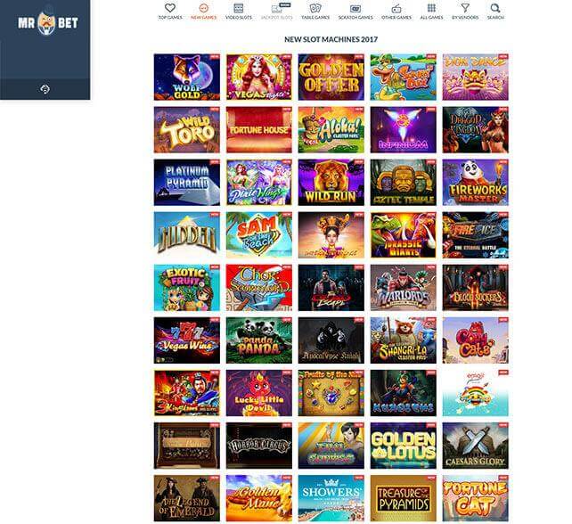 Mr Bet Casino Games