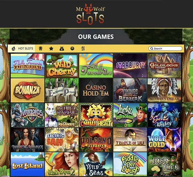 Mr Wolf Slots Games