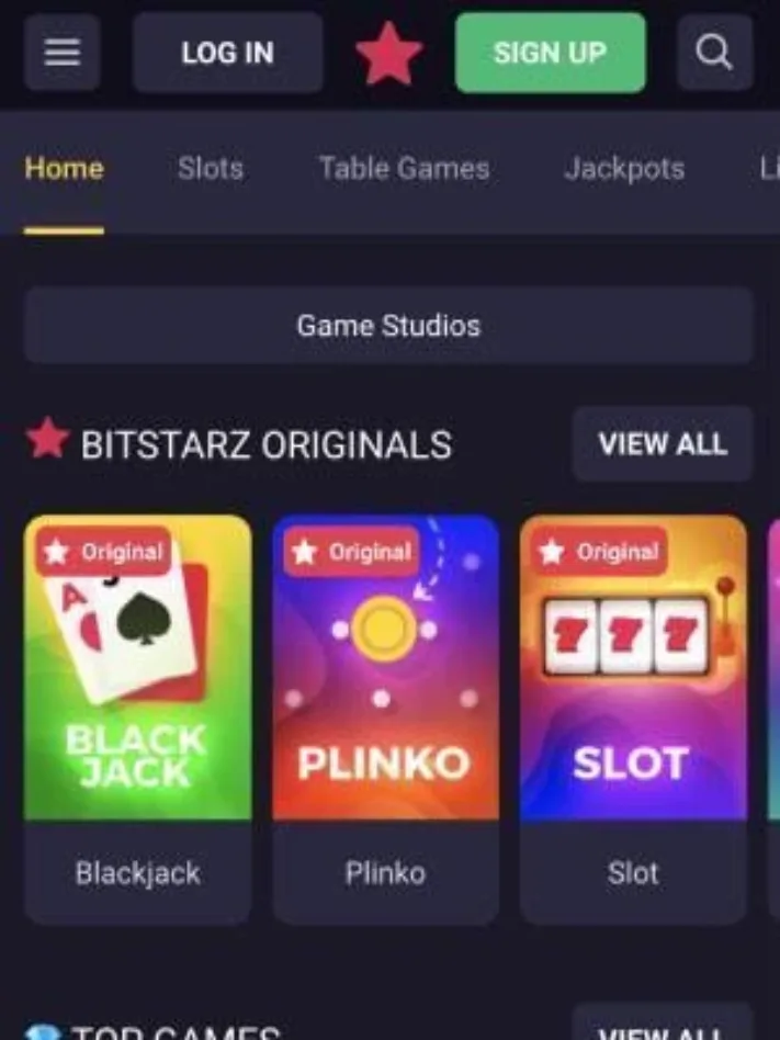 BitStarz Casino games on mobile