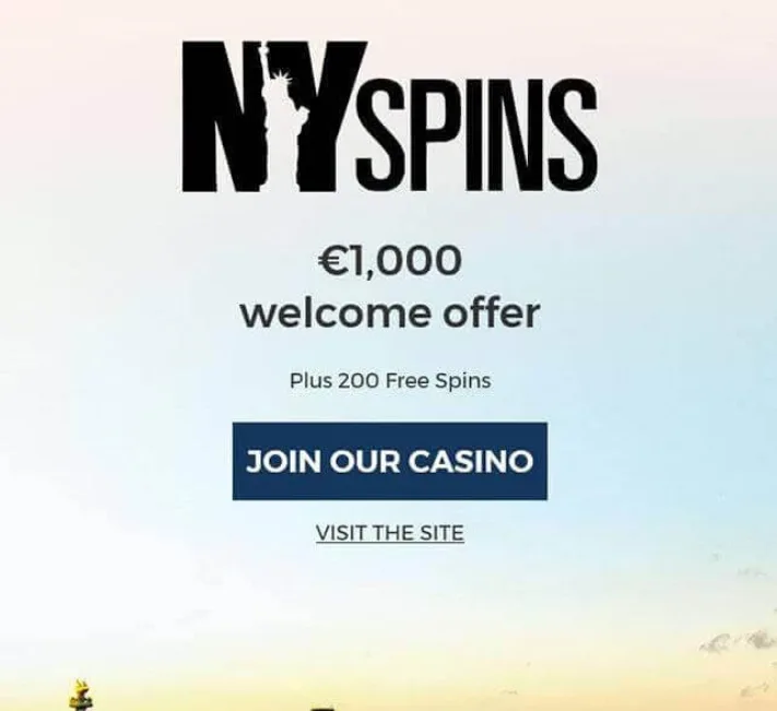 NY Spins Casino Bonus