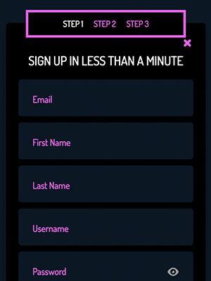 NeonVegas mobile signup
