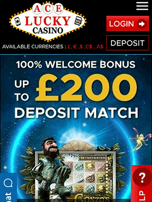 Ace Lucky Casino Home
