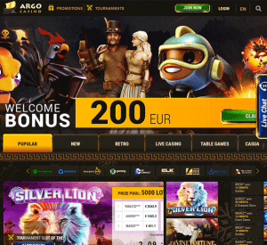 Argo Casino bonus 
