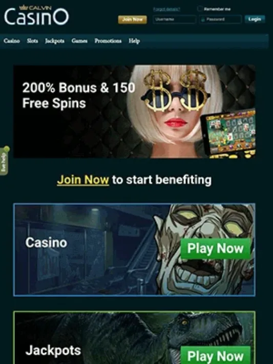 Calvin Casino Bonus