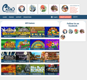Casino and Friends Games Screenshot
