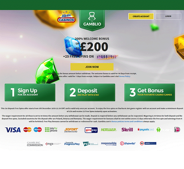 Gamblio Bonus