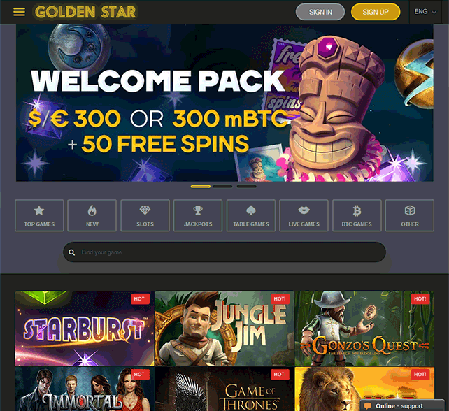 golden star casino