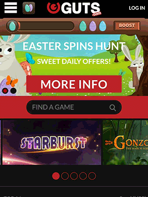 Guts Casino Mobile