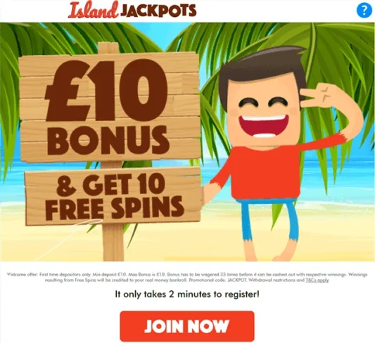 Island Jackpots Bonus