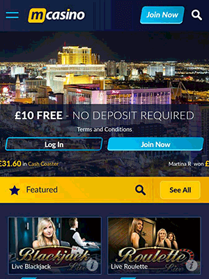 M Casino Home