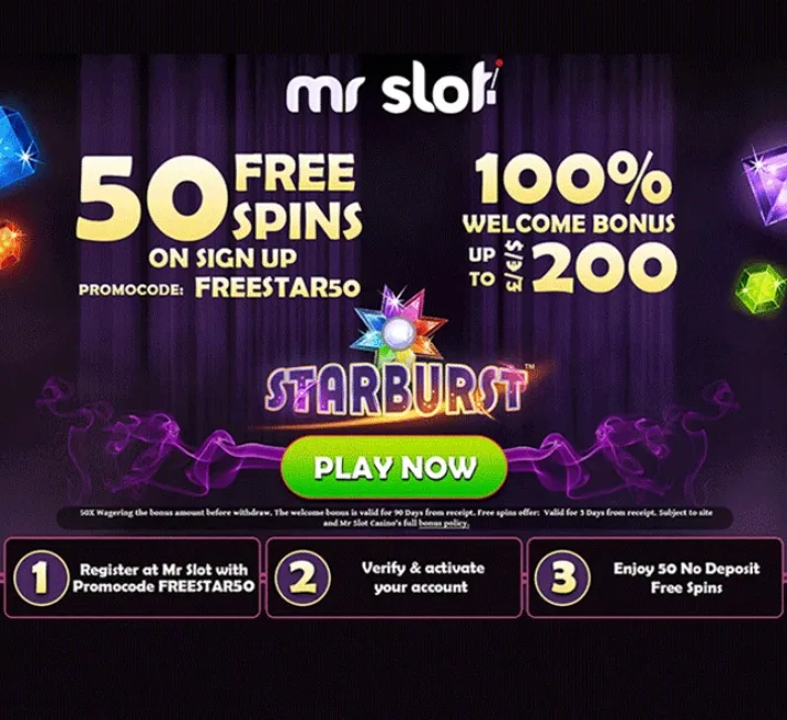 Mr Slot Casino Exclusive Bonus