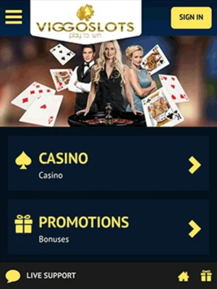 Viggoslots Casino on Mobile