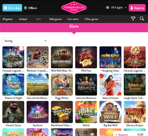 Winning Room Casino Desktop Screenshot