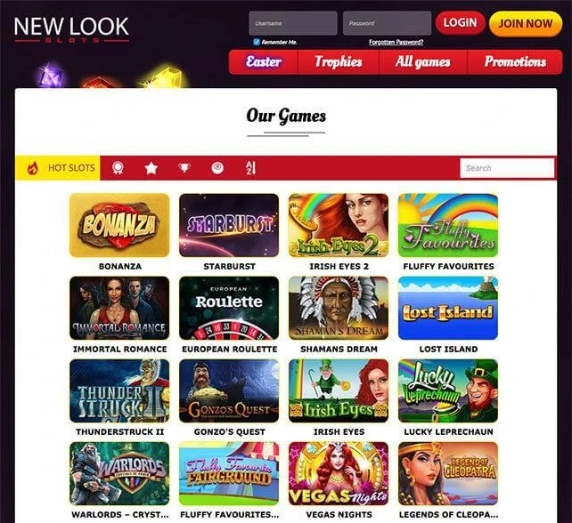 New Look Slots Games