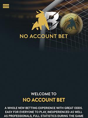 No Account Bet