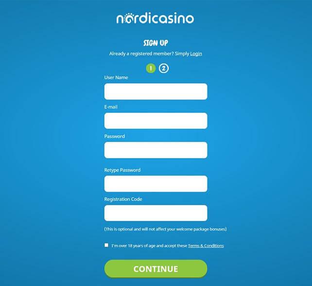 Nordi Casino on Mobile