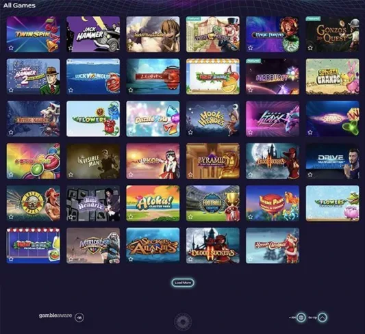 OceanBreeze Casino games