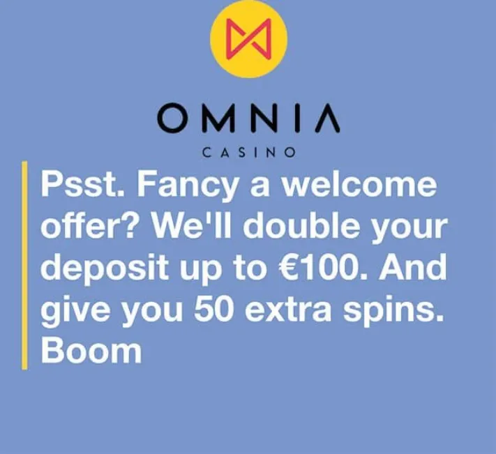 Omnia Casino Welcome Bonus