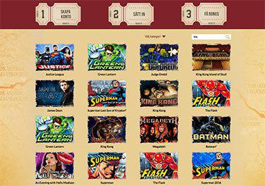 Orient Xpress Casino's spelutbud