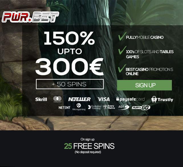 PWR BET Casino Bonus