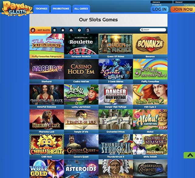 Payday Slots Casino Games