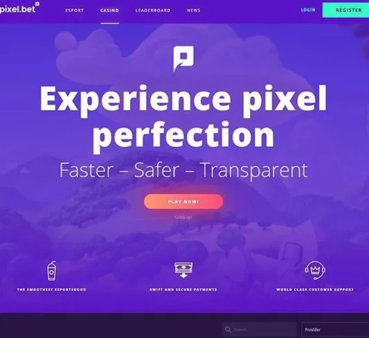 Pixel Bet Homepage