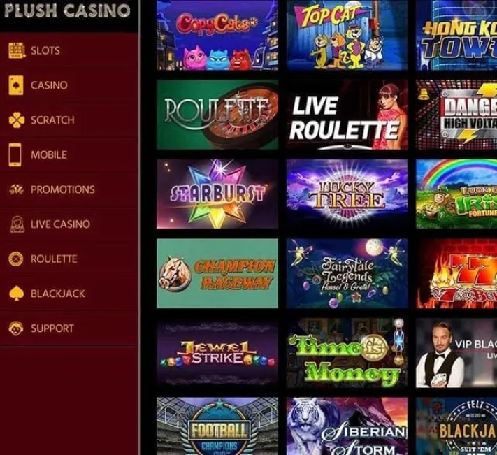 Plush Casino on Mobile