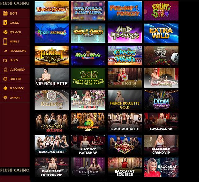 Plush Casino Games