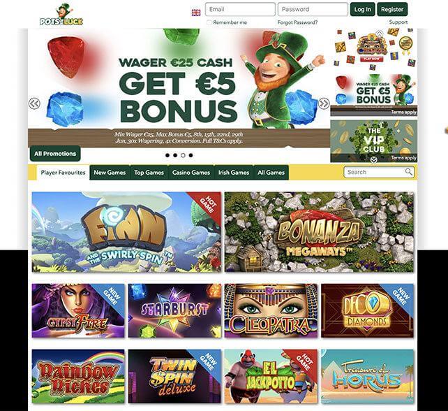 PotsOfLuck Homepage