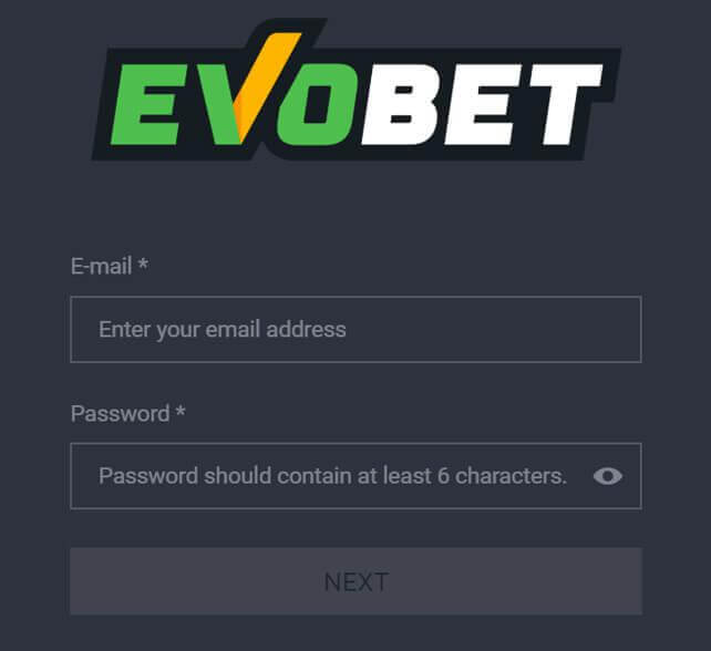 Evo Bet Register