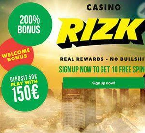 Rizk Casino Screenshot