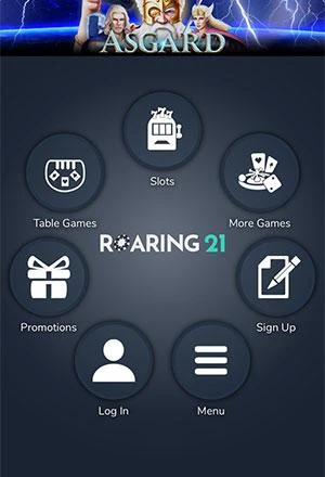 Roaring 21 Mobile Screen