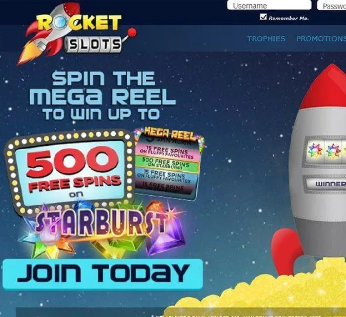 Rocket Slots Casino Bonus