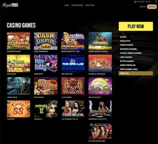 Royale500 Casino Games