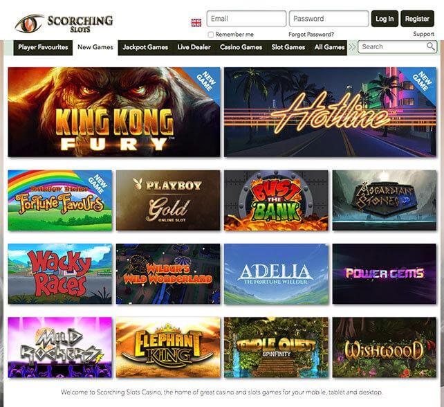 Scorching Slots Casino Games