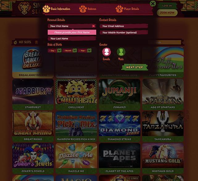 Simba Desktop registration