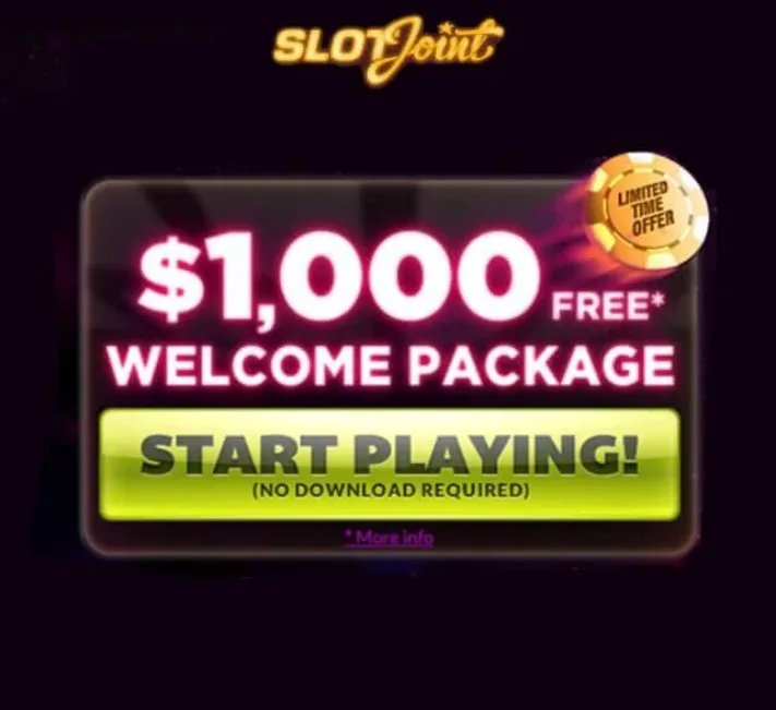 Slot Joint Casino Bonus