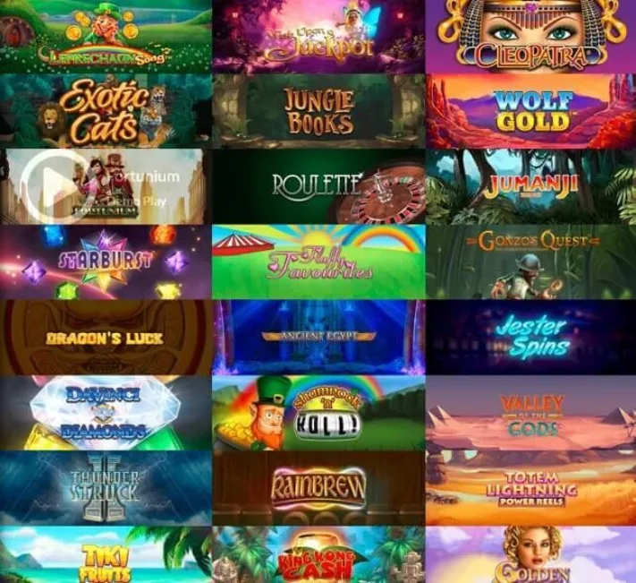 SlotStrike Casino Games Selection