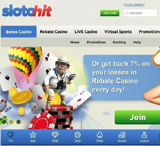 Slotohit Casino on Mobile