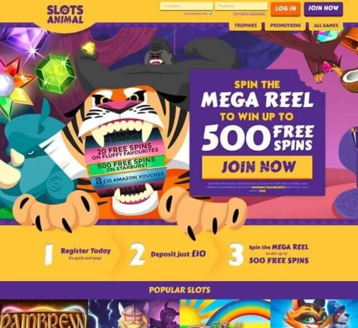 Slots Animal Homepage Casino Bonus