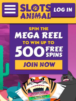 Slots Animal on Mobile